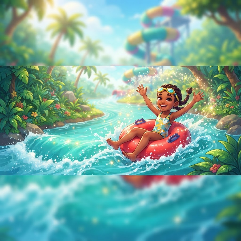 Giwa Splash, the Giwa Gardens river game