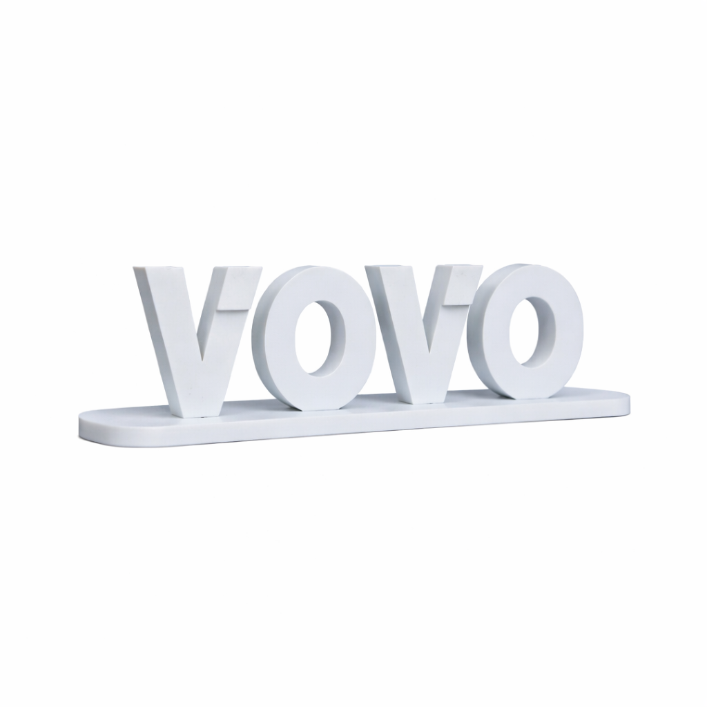 PLACA DECORATIVA 3D PERSONALIZADA - NOME DUPLO