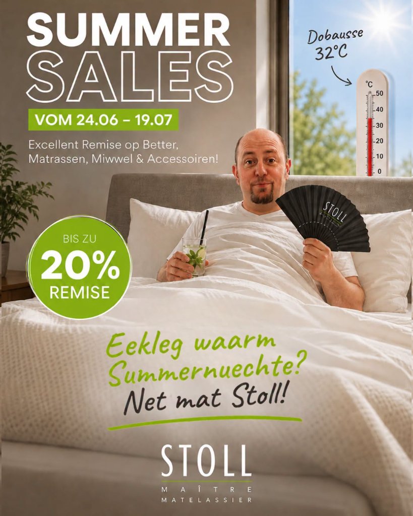 Soldes d'été Stoll Maître Matelassier