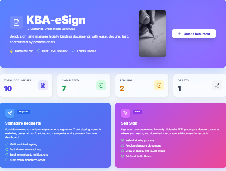 KBA e-Sign