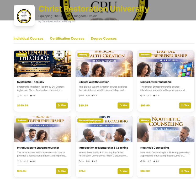 Course Storefront
