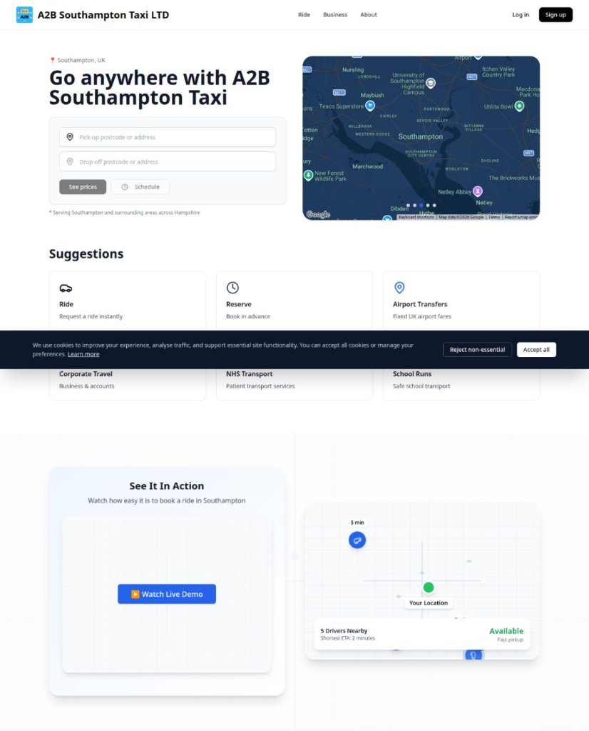 A2B Southampton Taxi