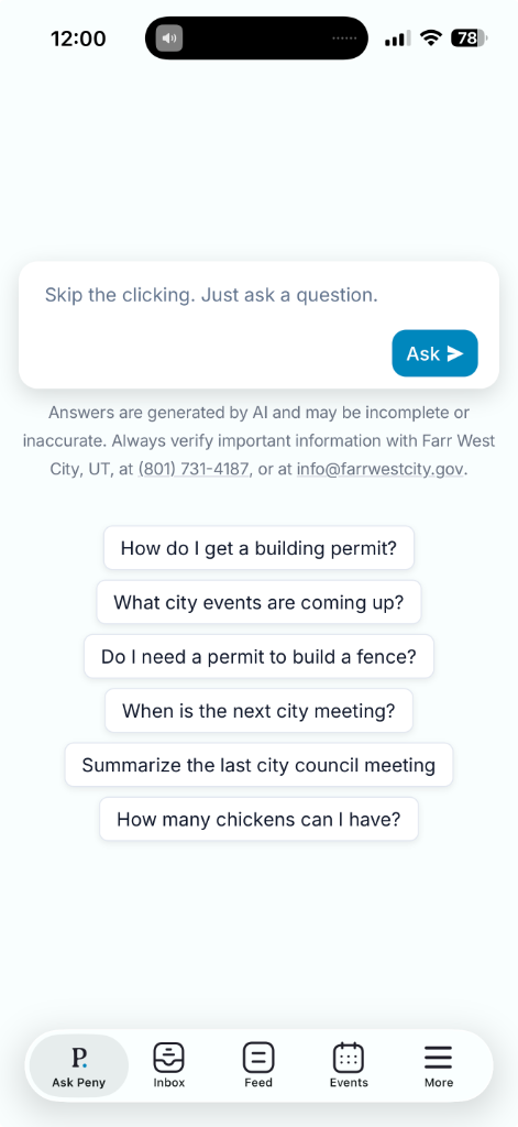 Ask Peny AI