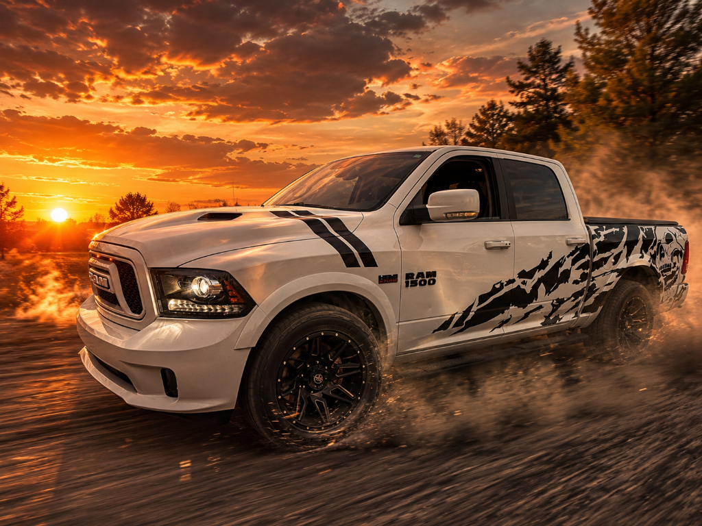 Skull Decals — RAM 1500