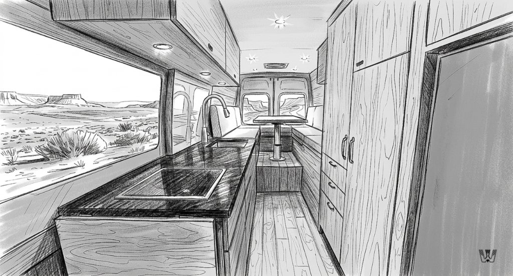Wanderer interior sketch