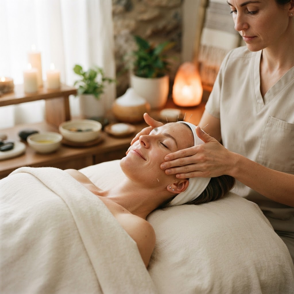 Regala’t una sessió d'acupuntura antiestrès amb massatge facial 'Long Live Massage"
