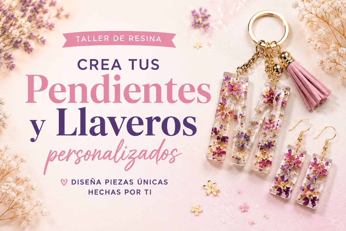 Taller de ResinArt: Joyería y complementos personalizados para grupos