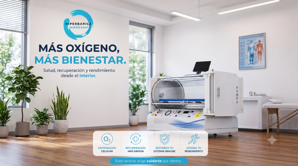 Sessió de Cambra Hiperbàrica al Maresme