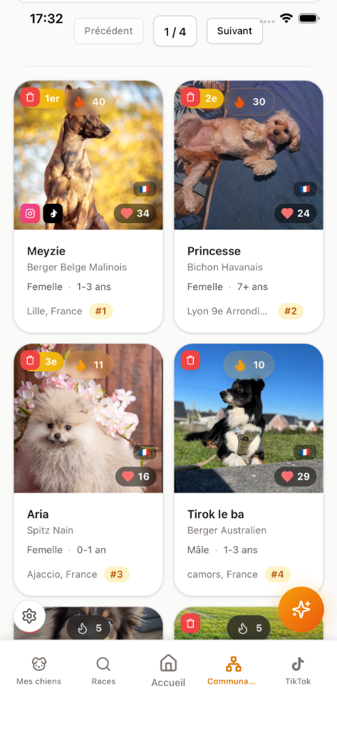 Aperçu IndyLife sur iPhone