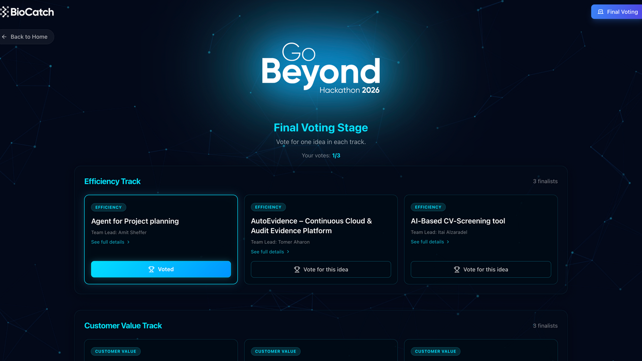 Hackathon Stage GTM template preview