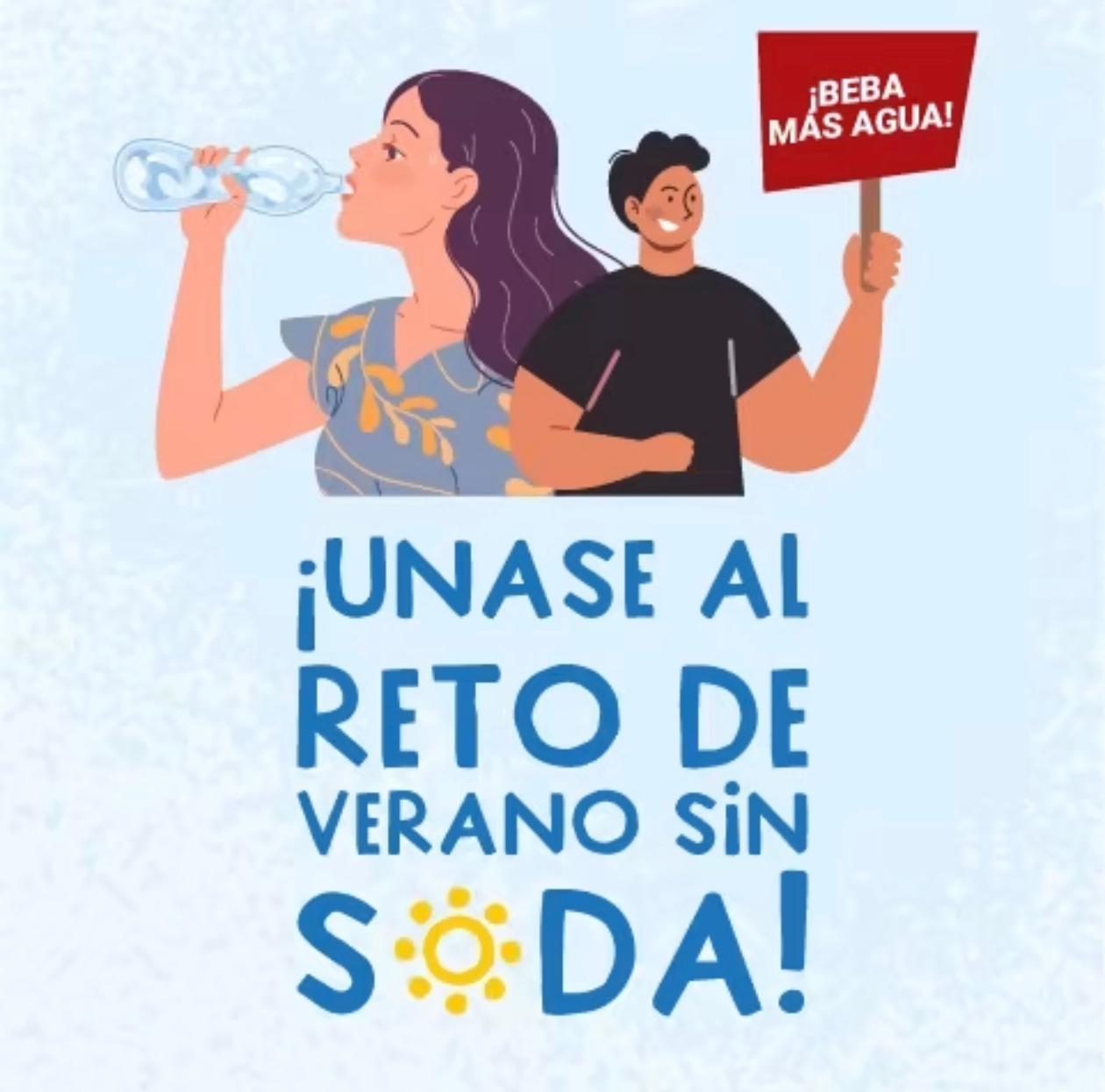 Join the Summer Without Soda challenge, drink more water!
