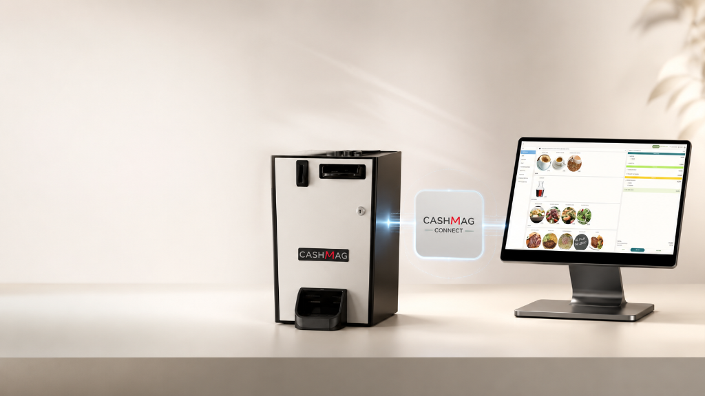 Solution d’encaissement CashMag installée en commerce