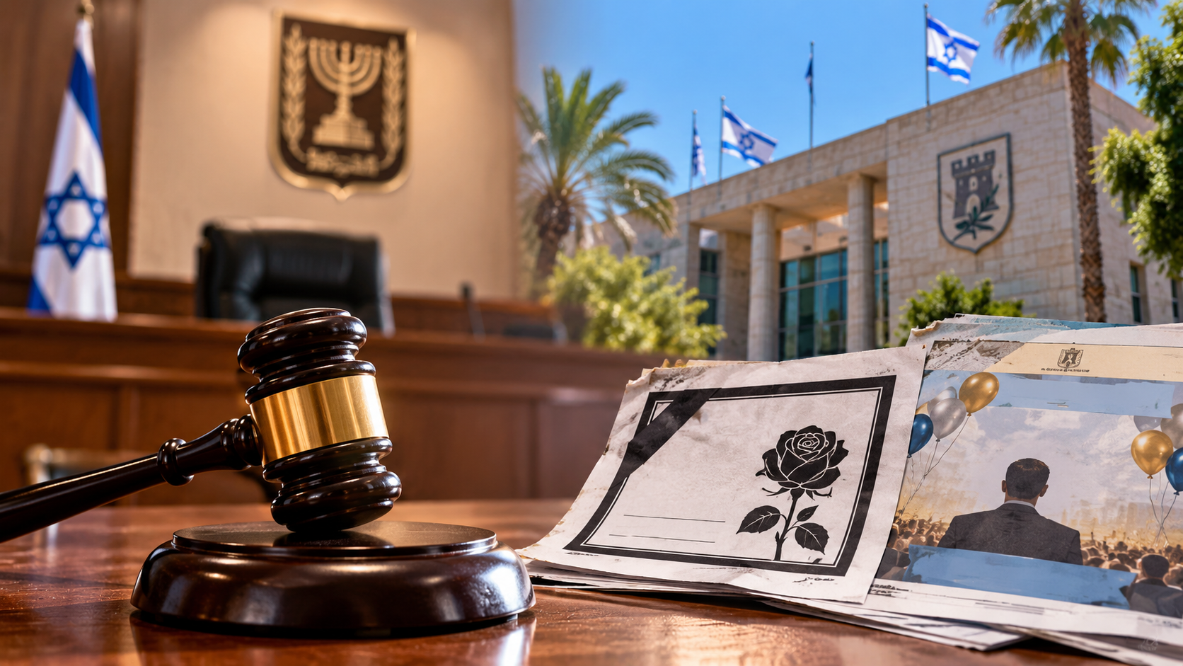 הקרב על מודעות הברכה והאבל
