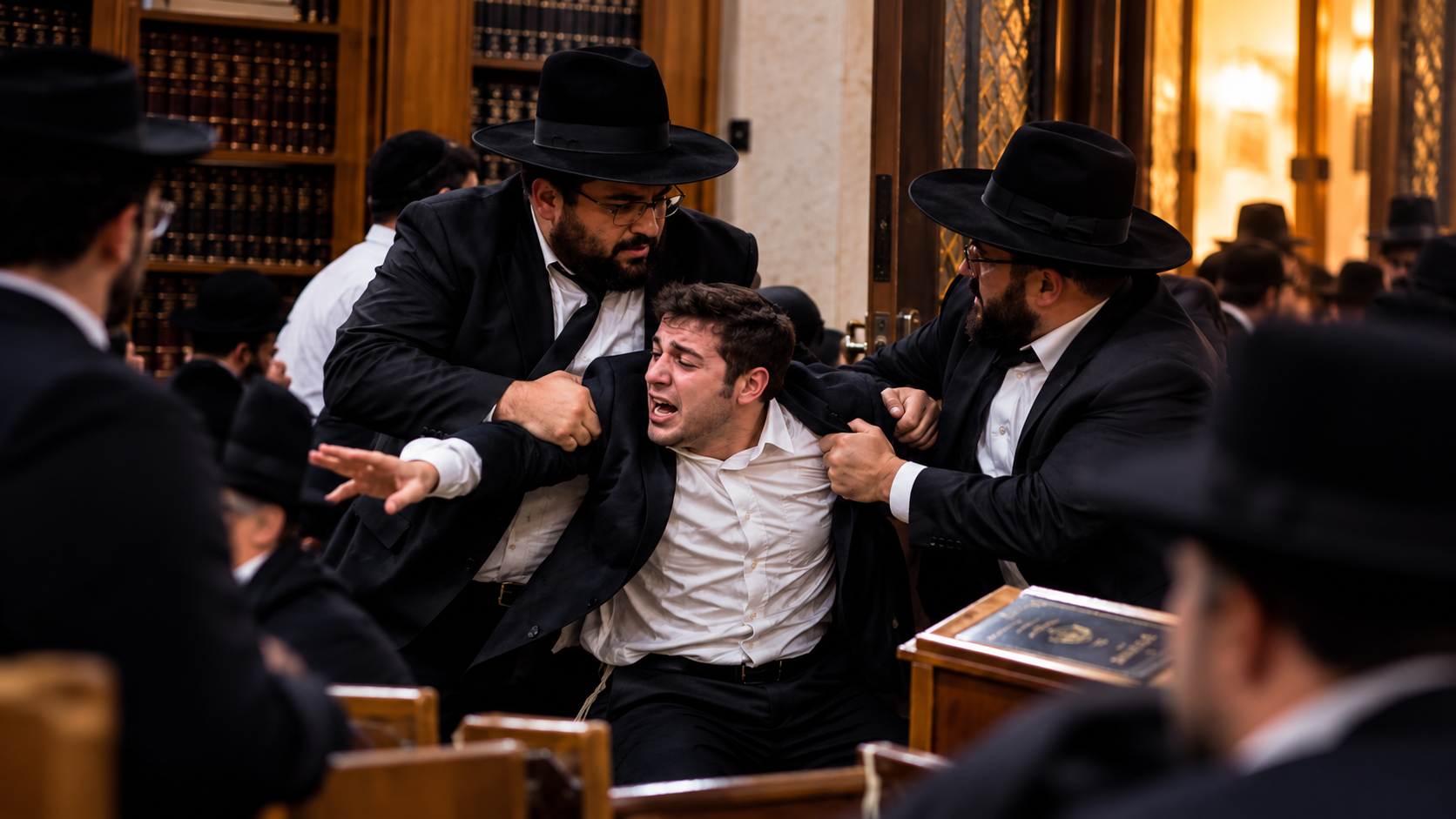 סערה בבית הגר״מ צדקה | עדות על אלימות קשה במהלך ביקור הרבנים