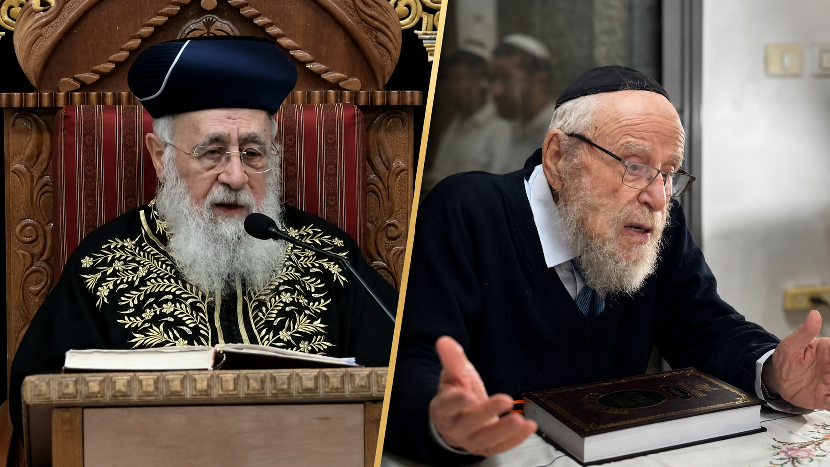 "לא מגיע לקרסוליים": דברי הרב יצחק יוסף על הרב דב ליאור מעוררים סערה
