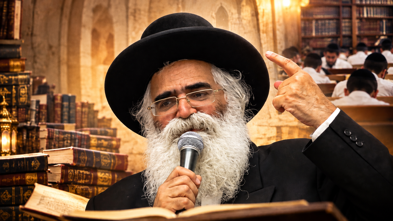 ממקלט קטן לאלפי תלמידים | הילולת הרב יורם אברג'ל זצוק"ל