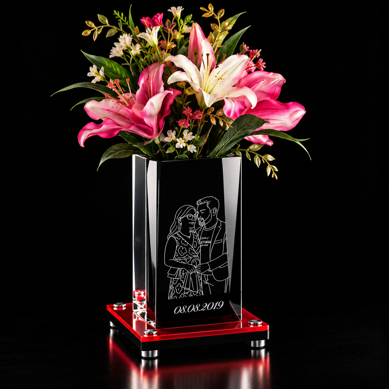 Le Vase Éclosion — vase personnalisé ARTOLOVE