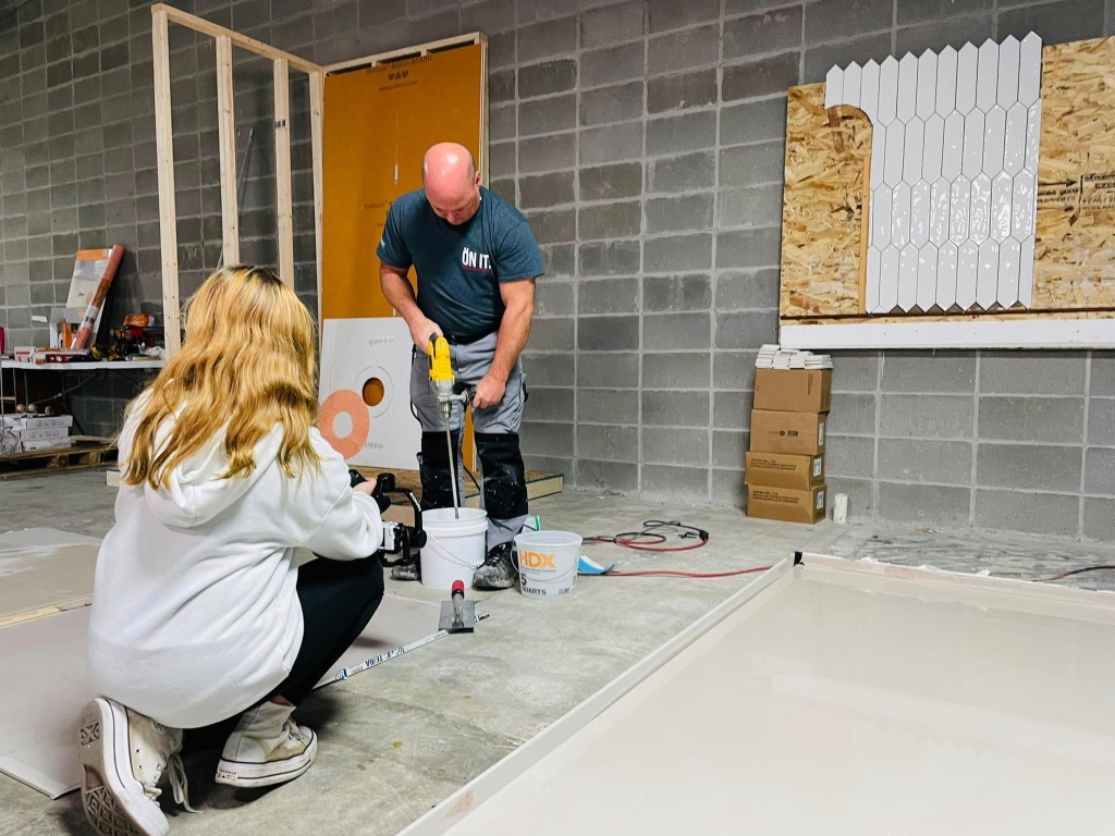 J Michael Flooring installation work