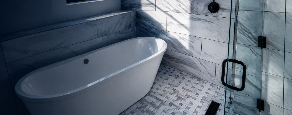 Beautiful tile installation in an Indianapolis home