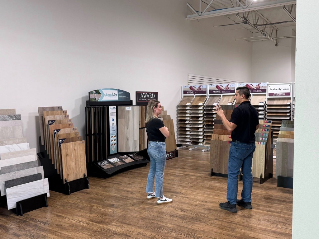 J Michael Flooring showroom