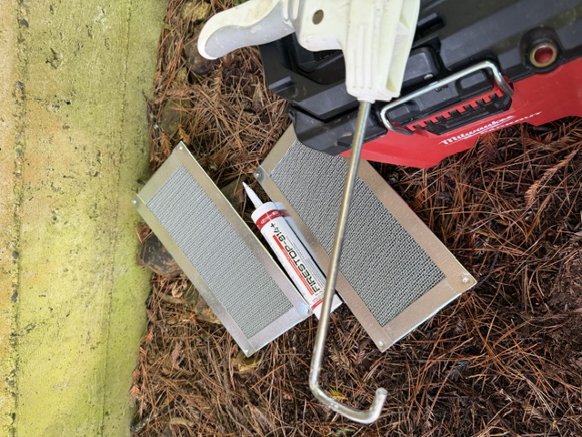 Vents hardening — Materials