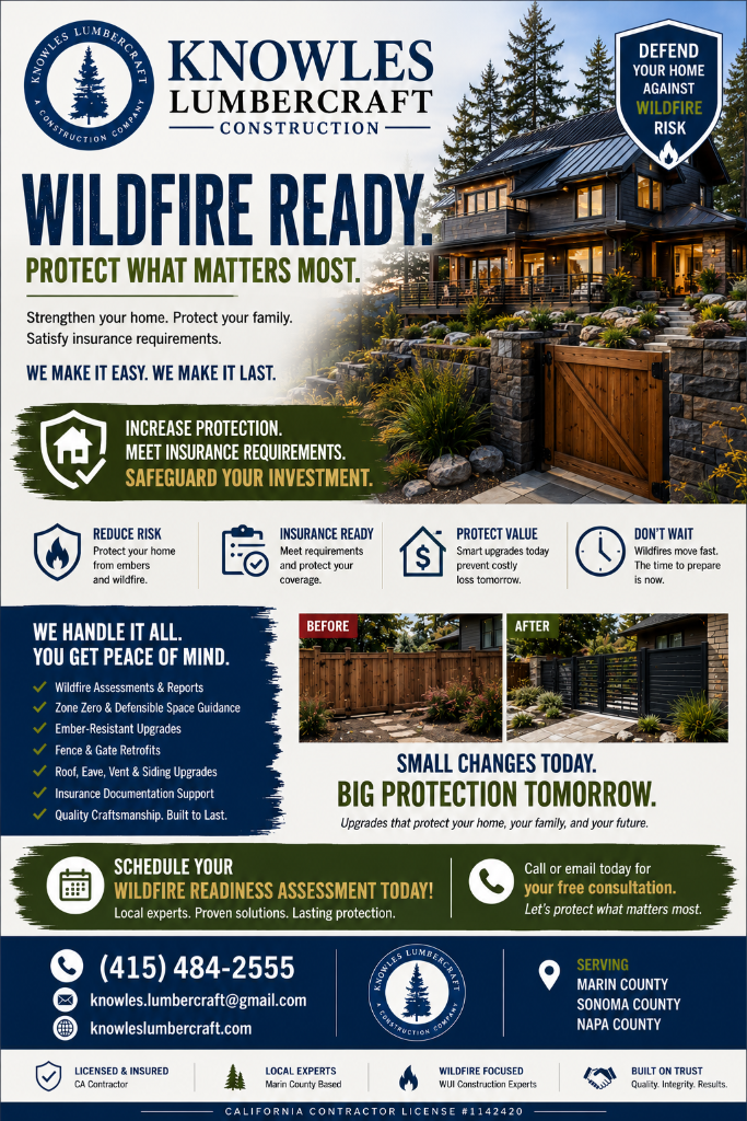 Knowles LumberCraft Wildfire Ready Sales Flyer