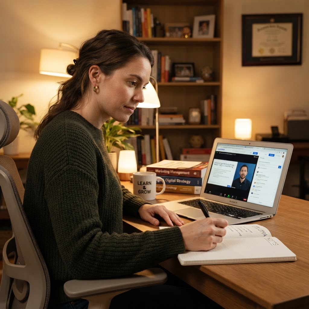Diplôme professionnel en ligne avec spécialisation pratique à distance