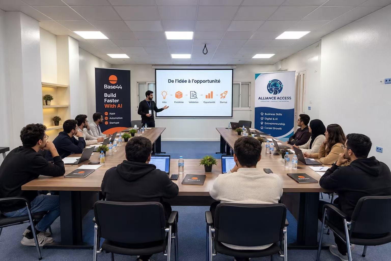 AI Startup Bootcamp — session pratique chez Alliance Access à El Jadida