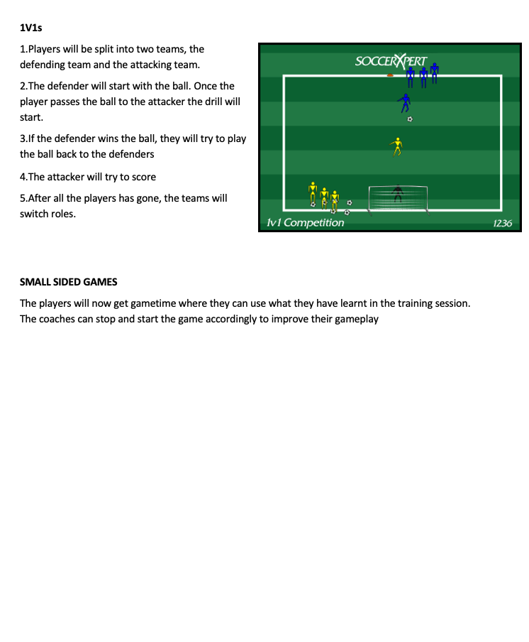 1v1s Competition