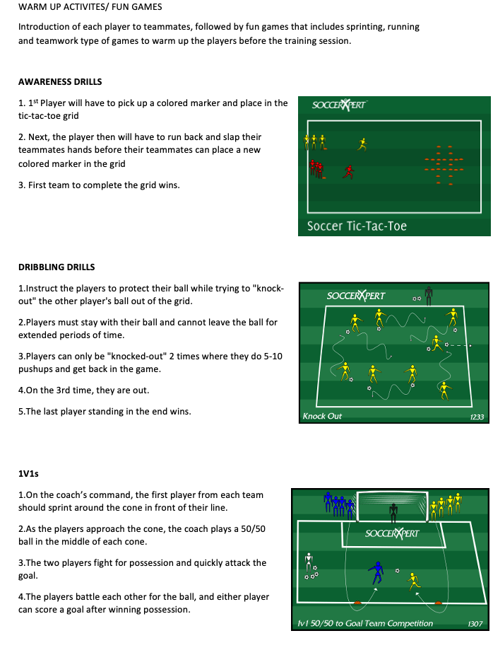 Soccer Tic-Tac-Toe