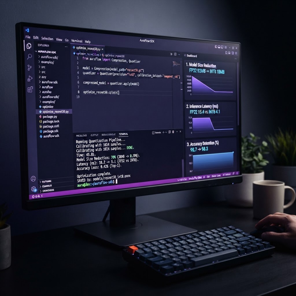 OptiScale AI open-source model optimization and AIops SDK dashboard