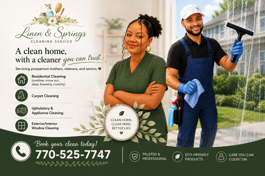 Linen & Springs - A clean home with a cleaner you can trust