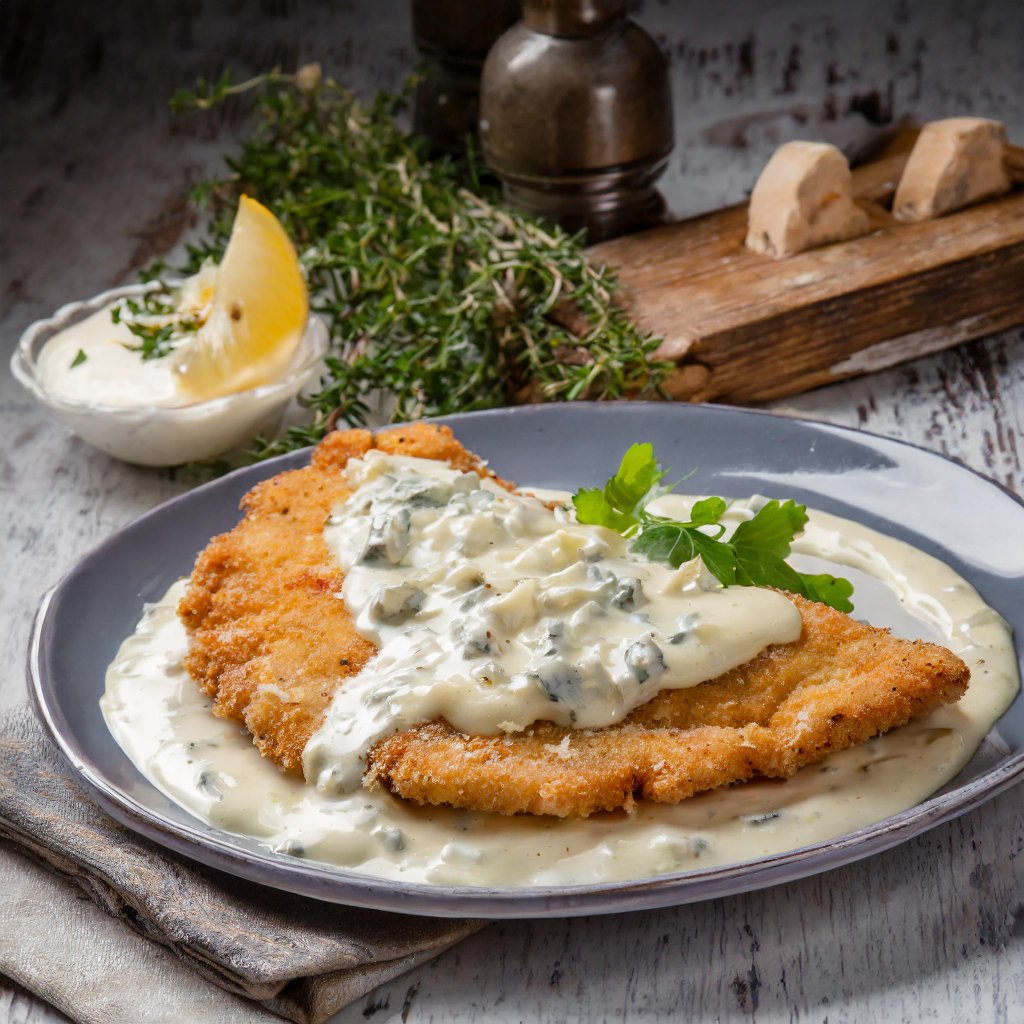 Gorgonzola-Schnitzel