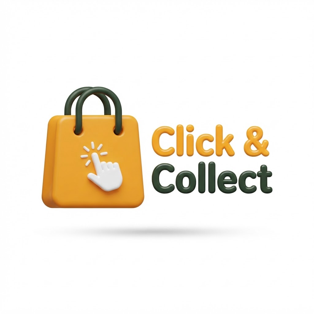 Click & Collect 3D Lockup