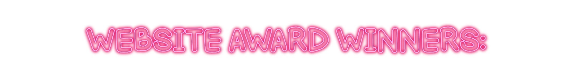 Website Award Winners