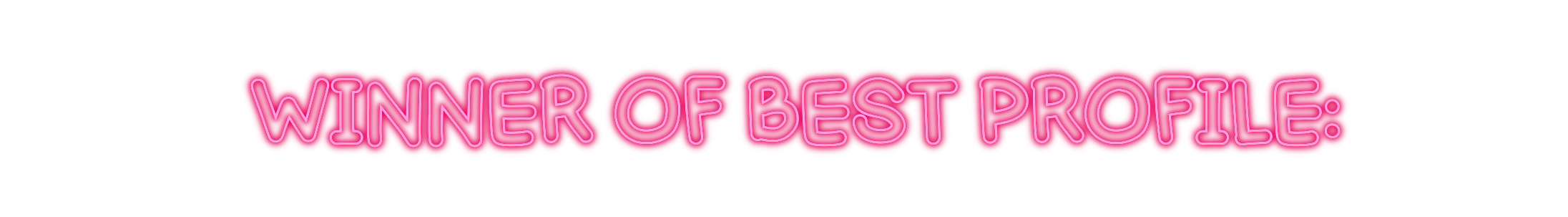 Winner of Best Profile