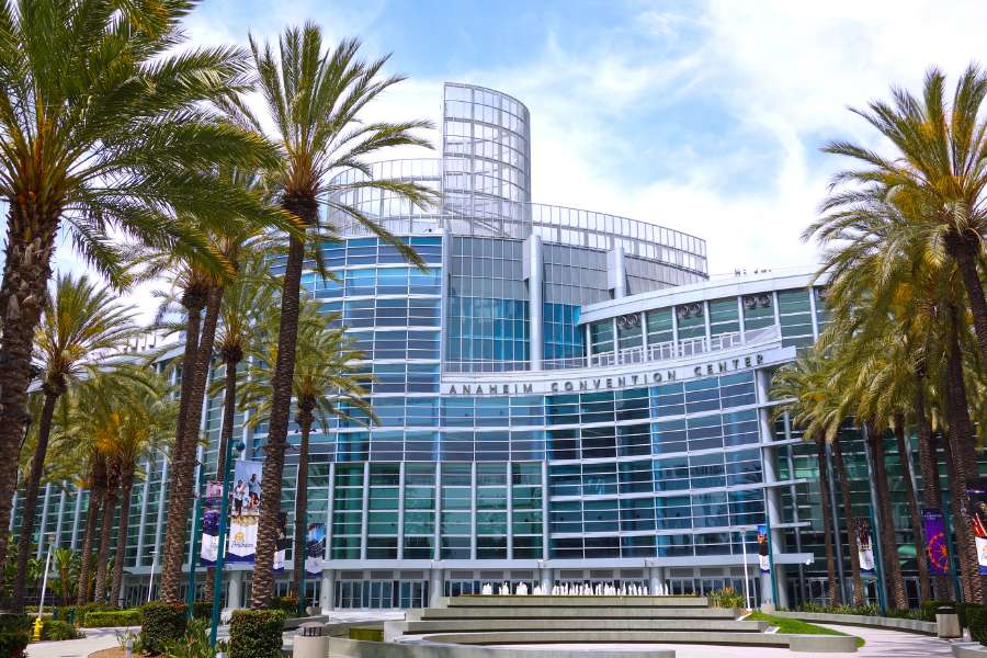 Conference video coverage in Anaheim convention center