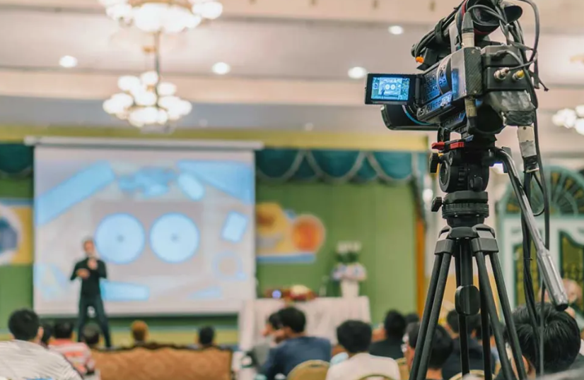 Event video coverage in Anaheim convention center