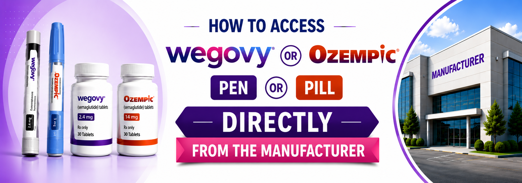 How to Access Wegovy or Ozempic Directly from the Manufacturer