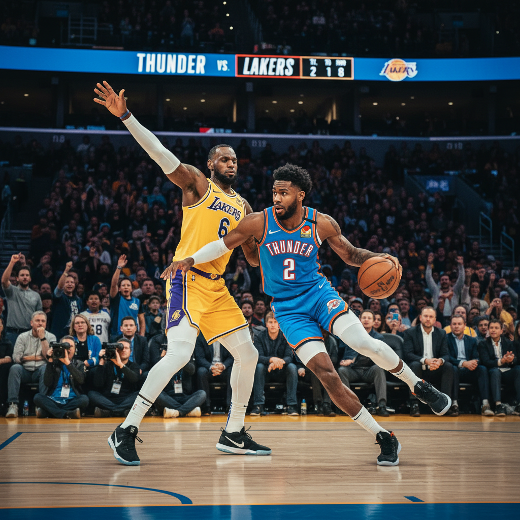 Thunder's Dominant 125-107 Victory Over Lakers: Shai Gilgeous-Alexander's 35-Point Performance Leads the Charge