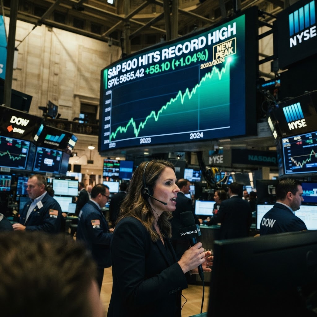S&P 500 Hits Record High: Wall Street News and Market Rally Analysis