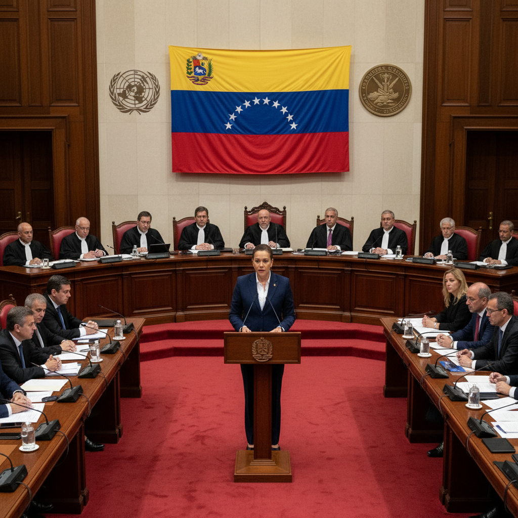 Venezuela's Acting President Delcy Rodríguez Rejects U.S. '51st State' Proposal Amid Territorial Dispute