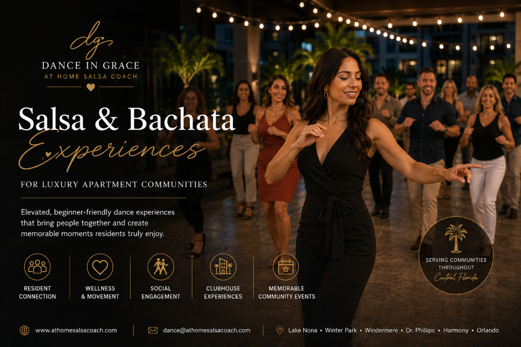 Emmy Queliz leading Salsa and Bachata experience