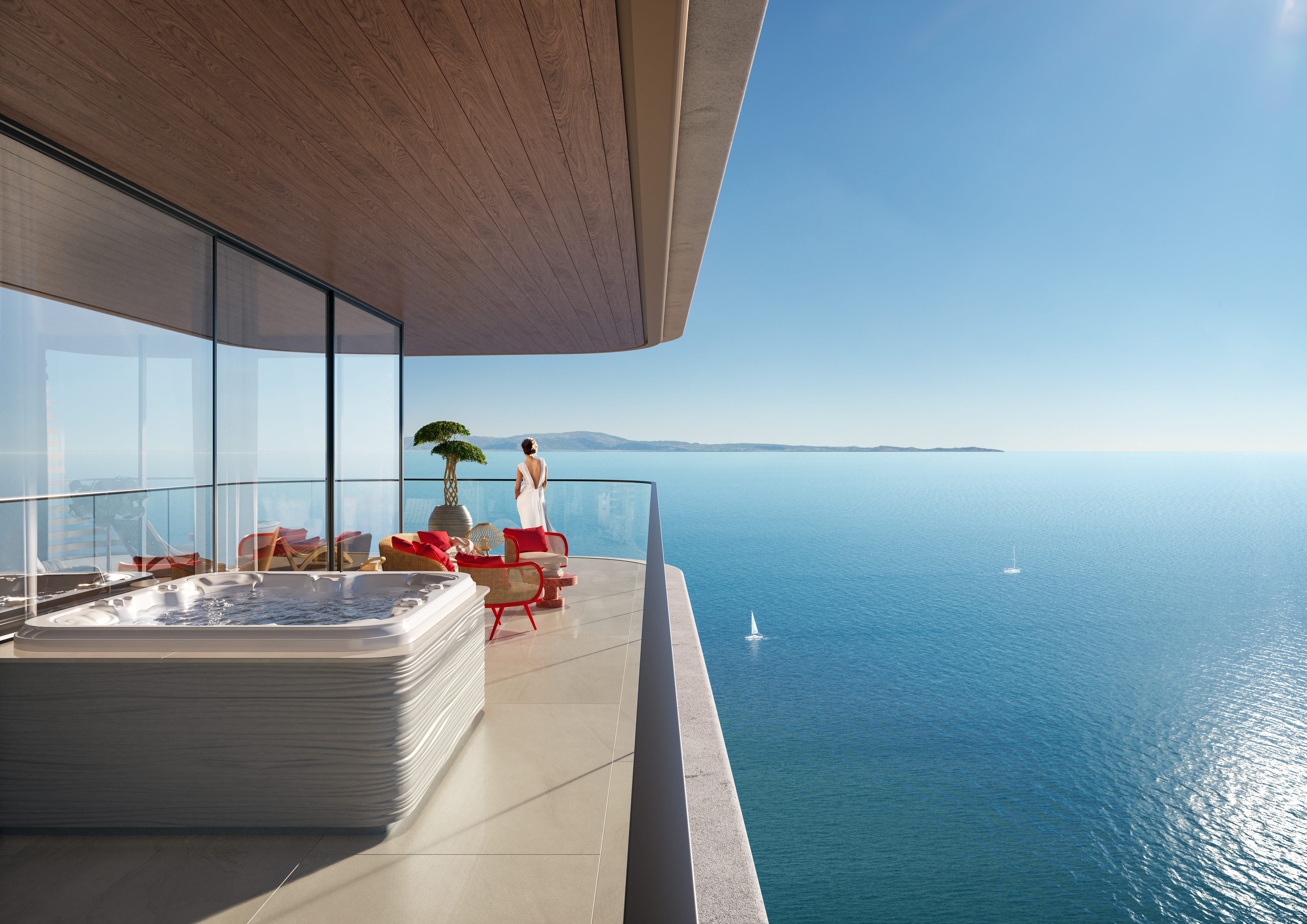 Balcony sea view