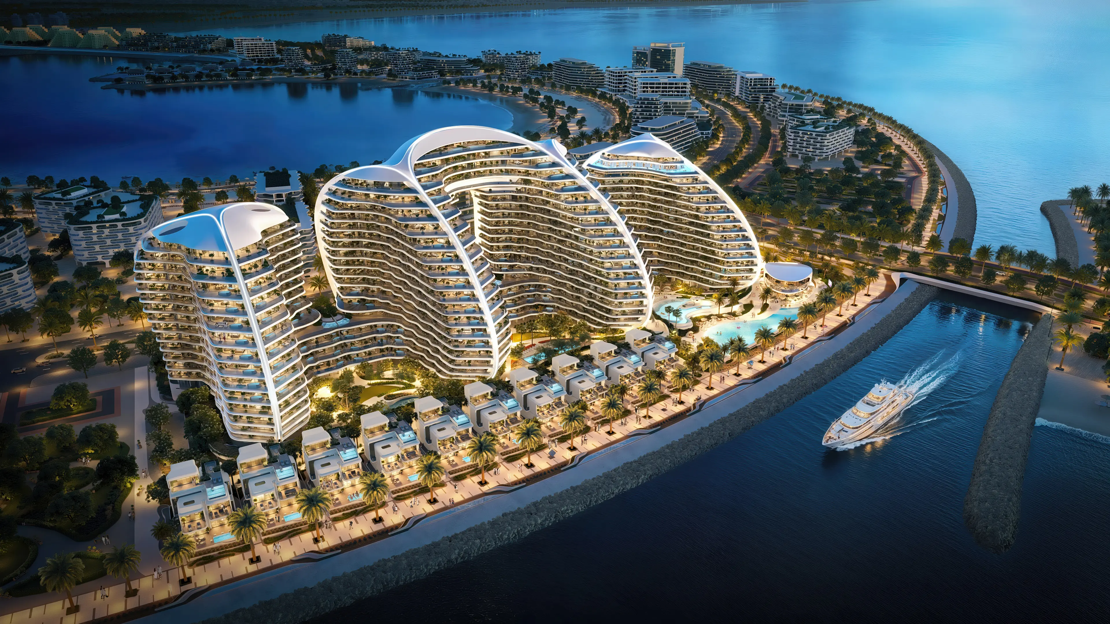 Oystra Al Marjan Island — Zaha Hadid Architects waterfront residences by Richmind