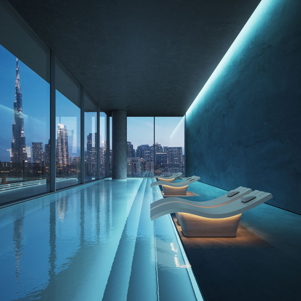 Spa Pool at Inaura Downtown Dubai