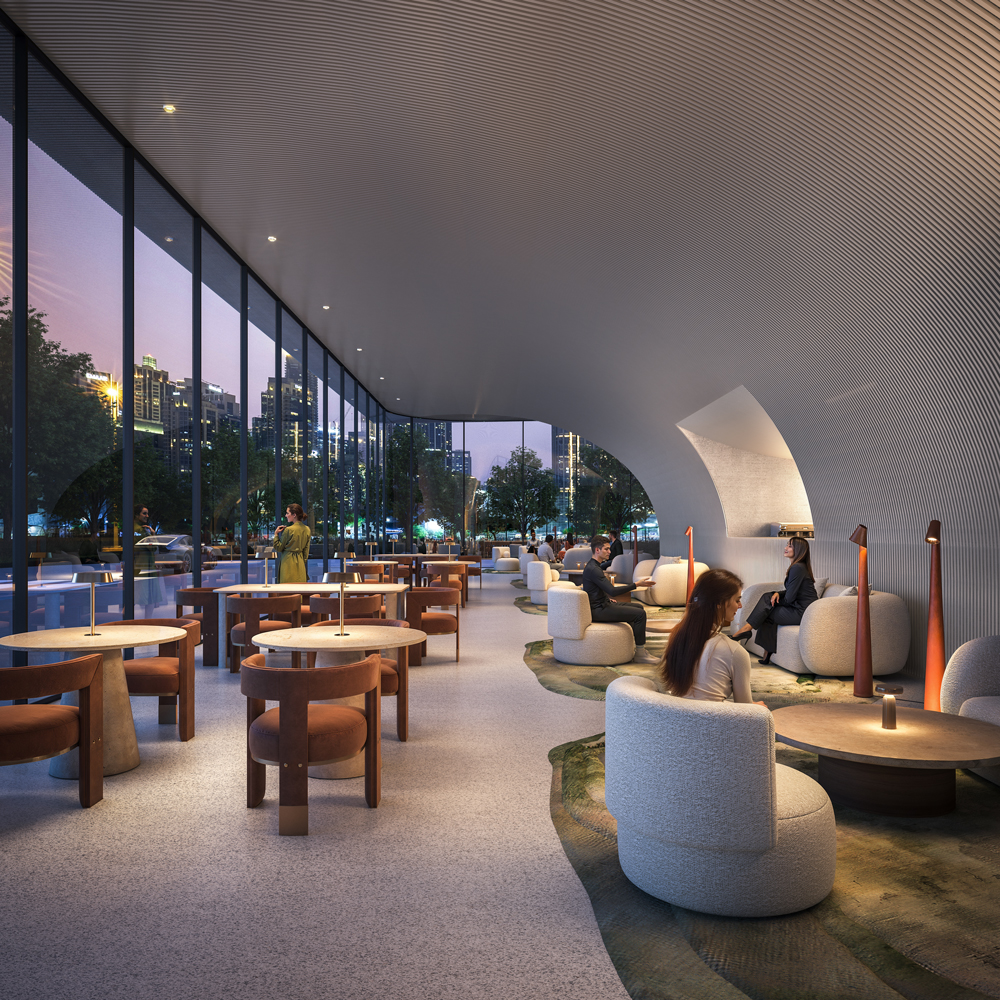 Restaurant & Lobby at Inaura Downtown Dubai