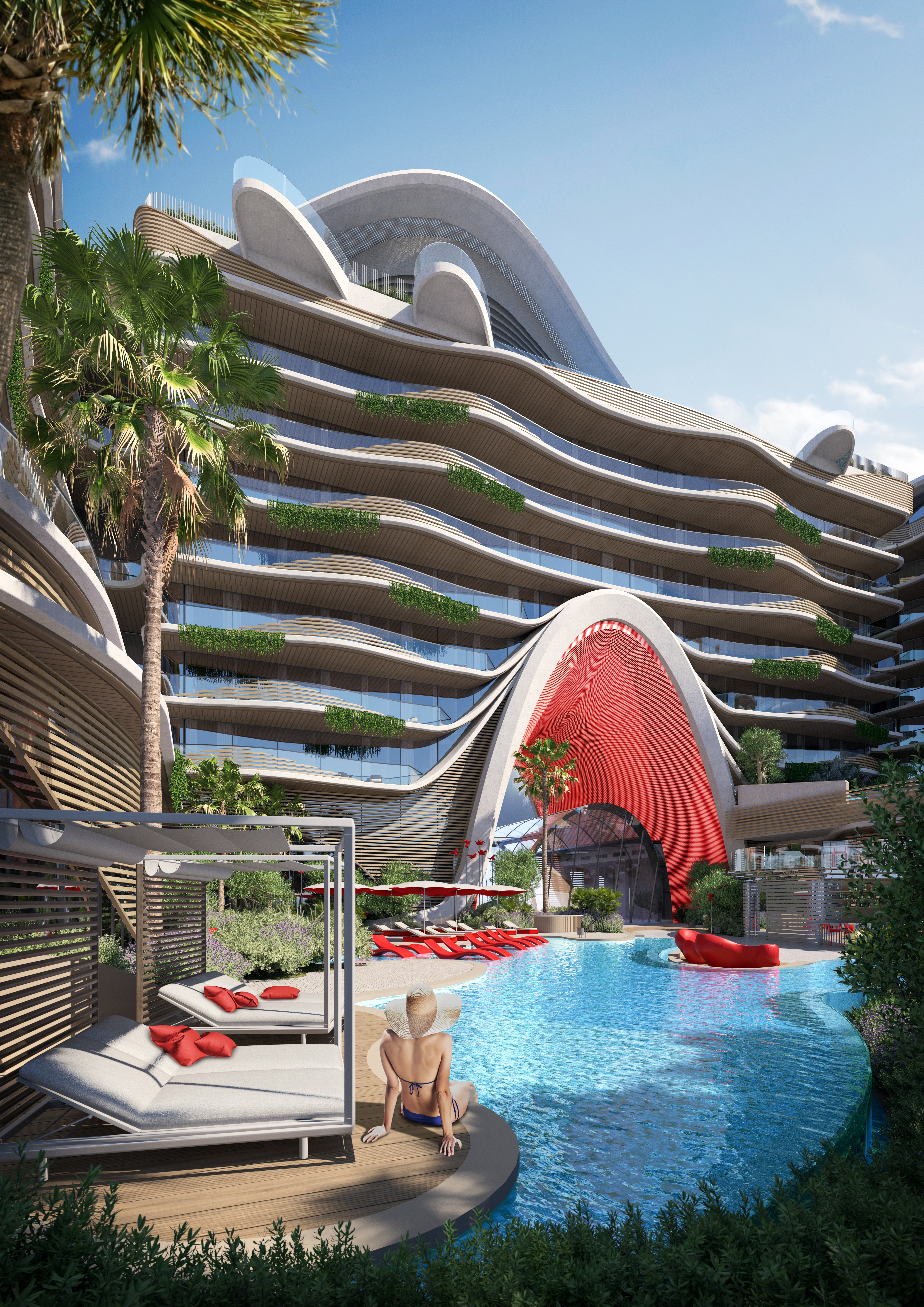 The Unexpected Al Marjan Island — pool lifestyle