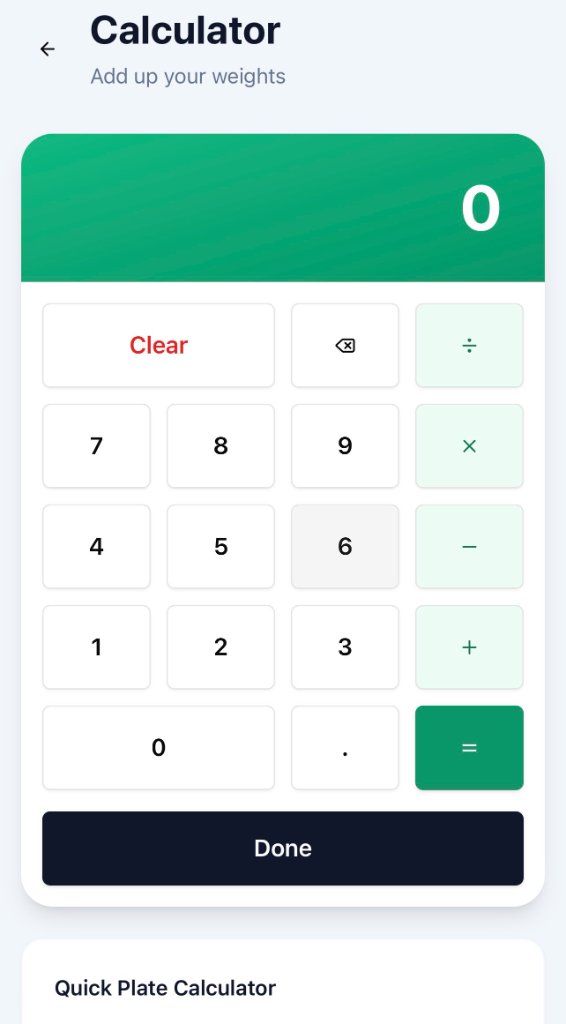 Weight plate calculator