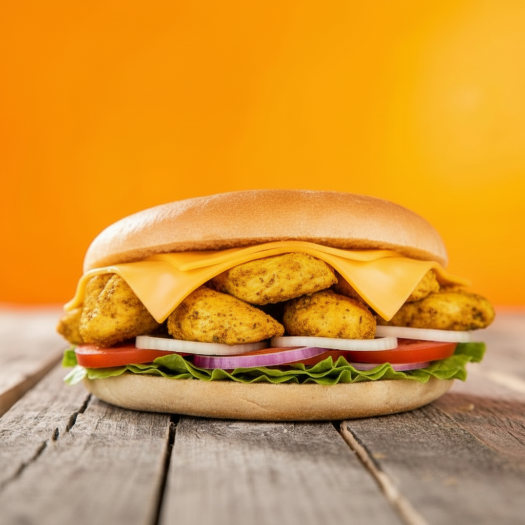 Sandwich Chicken Curry